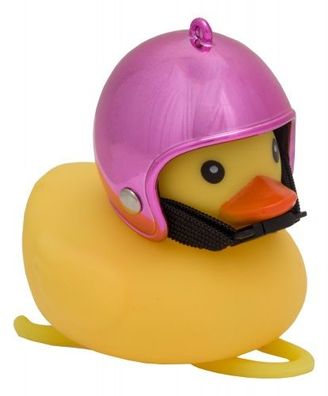 LiiX Deko Duck Racing "Metallic Pink", Fahrradhupe, Lenkerhupe