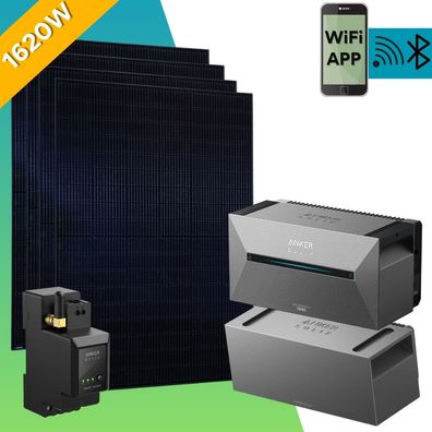 1620W Balkonkraftwerk Anker Solix Solarbank 2 E1600 Pro Solarspeicher