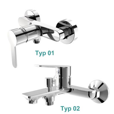 Duscharmatur Brausearmatur Einhebelmischer Dusche Wasserhahn Wannenarmatur Chrom