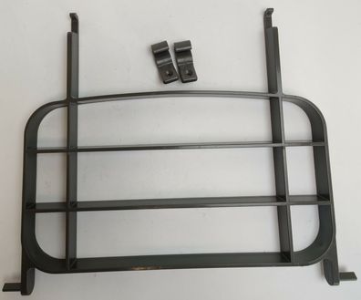 Abusanitair Klapprost für Wandausgussbecken anthrazit 400 mm x 300 mm x 25 mm