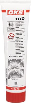 Multi-Silikonfett OKS 1110 NSF H1 transp.80ml Tube OKS