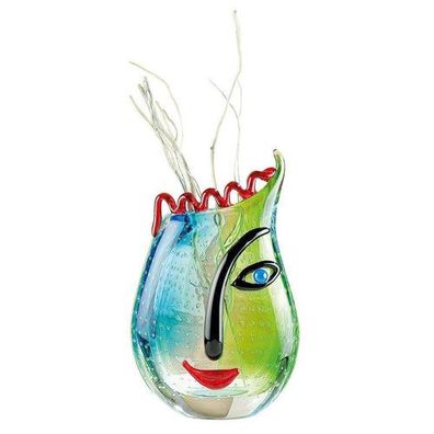 Glasart Design-Vase "Vero", 9x17x28cm, von Gilde Handwerk