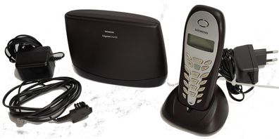 Siemens Gigaset A245 schnurlos Telefon DECT mit AB, Anruferanzeige CLIP, Freispr