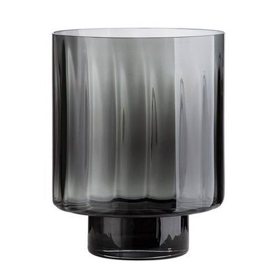 Glas Windlicht "Novus", schwarz, D27,5x35mcm, von Gilde Handwerk