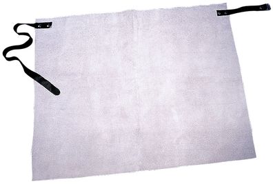 Lederhüftschürze Claus L. ca.70xB. ca.60cm hellgrau Spaltleder Feldtmann
