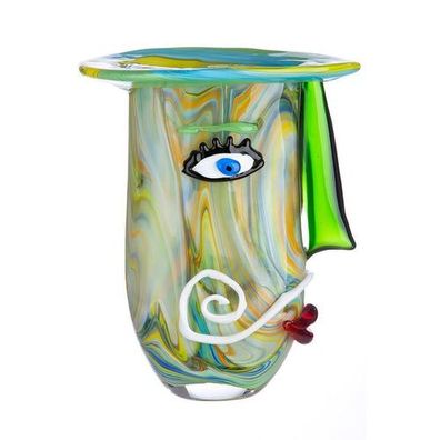 Glasart Vase "Plato", 21x19,5x29cm, von Gilde Handwerk