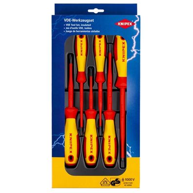 Knipex VDE Schraubendreher-Set S/PH 6tlg. - 002012V02