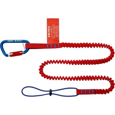 Knipex TT Fangleine mit Materialkarabiner - 005005TBK