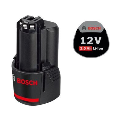 Bosch Akku GBA 12 Volt / 2,0 Ah O-B Professional - 1600Z0002X Ersatzakku Ak