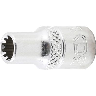 BGS Steckschléssel-Einsatz Gear Lock Antrieb Innenvierkant 6,3 mm (1/4") SW