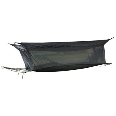 Hängematte Jungle mit Dach und Moskitonetz Liegefläche 190 x 65 cm 1,4 kg MFH