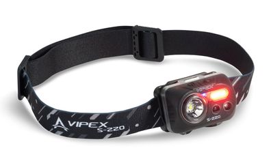 Stirnlampe Anaconda Vipex S-220 mit Sensormodus Kopflampe Stirnleuchte Headlamp