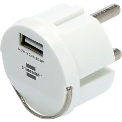 Brennenstuhl USB Steckdosenadapter 2,4A weiß - 1508110