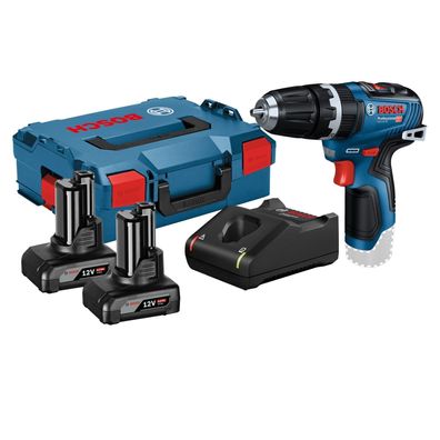 Bosch Akku-Schlagbohrmaschine GSB 12V-35 / 2x 4,0 Ah Akku + Ladegerät in L