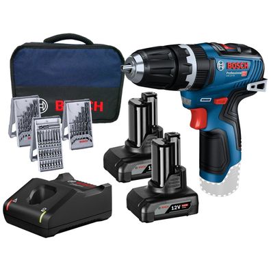 Bosch Akku-Schlagbohrmaschine GSB 12V-35 / 2x 4,0 Ah Akku + Ladegerät inkl