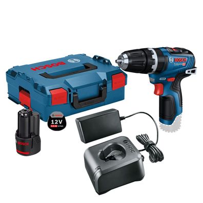 Bosch Akku-Schlagbohrmaschine GSB 12V-35 / 1x 2,0 Ah Akku + Ladegerät in L