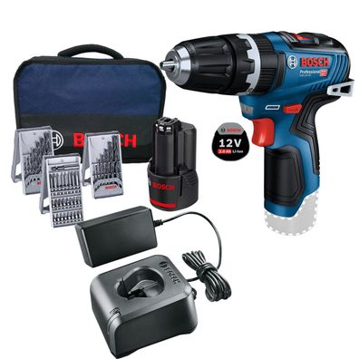 Bosch Akku-Schlagbohrmaschine GSB 12V-35 / 1x 2,0 Ah Akku + Ladegerät inkl