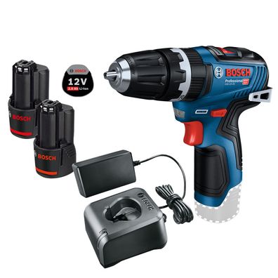 Bosch Akku-Schlagbohrmaschine GSB 12V-35 / 2x 2,0 Ah Akku + Ladegerät