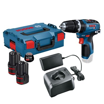 Bosch Akku-Schlagbohrmaschine GSB 12V-35 / 2x 2,0 Ah Akku + Ladegerät in L