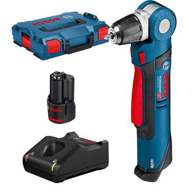 Bosch Akku-Winkelbohrmaschine GWB 12V-10 12 V / 2x 2,0 Ah Akku + Ladegerät