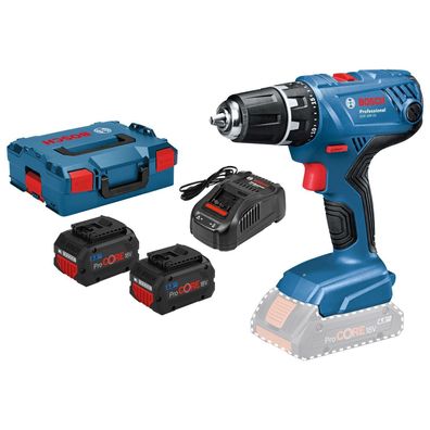 Bosch Akku-Bohrschrauber GSR 18V-21 / 2x 5,5 Ah ProCORE18V Akku + Ladegerät