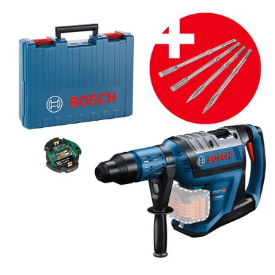 Bosch Akku-Bohrhammer Biturbo GBH 18V-45 C mit SDS max Solo inkl. Zubehör