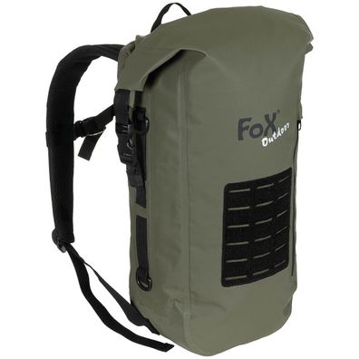 Wasserdichter 30 Liter Outdoor Rucksack "Dry Pak 30" oliv Fox Outdoor Roll-Top