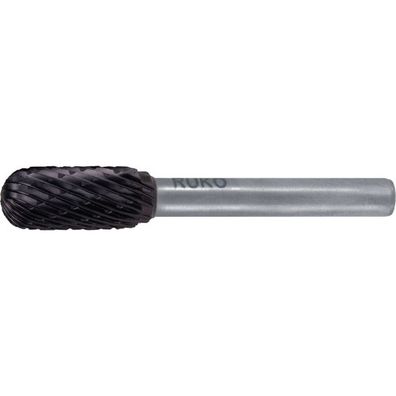 RUKO Hartmetall-Frässtift WRC ß 6 mm Kopflänge 18 mm Schaft-ß 6 mm TiCN Ver
