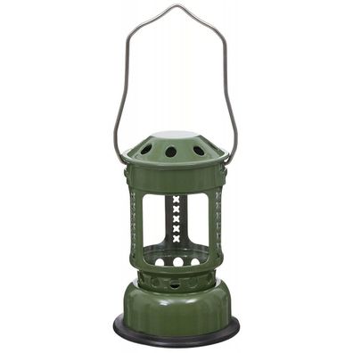 Laterne "Mini" für Teelichter mit Glaszylinder oliv Windlicht Fox Outdoor