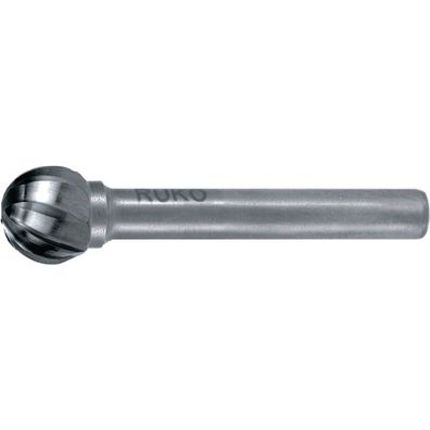 RUKO Hartmetall-Frässtift KUD ß 12 mm Kopflänge 11 mm Schaft-ß 6 mm Verzahn