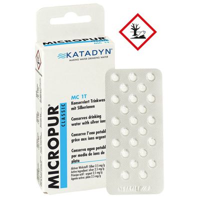 Katadyn Aquatabs 100 Wasserfilter Tabletten Wasseraufbereitung Trinkwasser