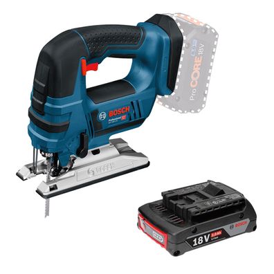 Bosch Akku-Stichsäge GST 18V-LI B / 1x 2,0 Ah Akku