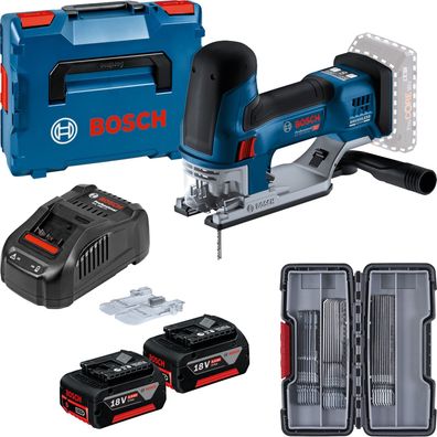 Bosch Akku-Stichsäge GST 18V-155 SC / 2x 5,0 Ah + Ladegerät in L-Boxx 136