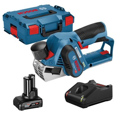 Bosch Akku-Hobel GHO 12V-20 12 V / 1x 4,0 Ah Akku + Ladegerät in L-Boxx