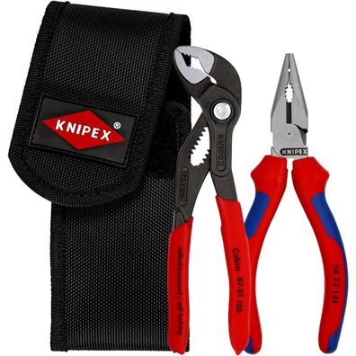 Knipex Mini-Zangenset in Werkzeuggérteltasche 2tlg. - 002072V06