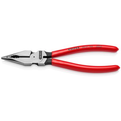 Knipex Spitz-Kombizange mit Kunststoff éberzogen schwarz atramentiert 185 m