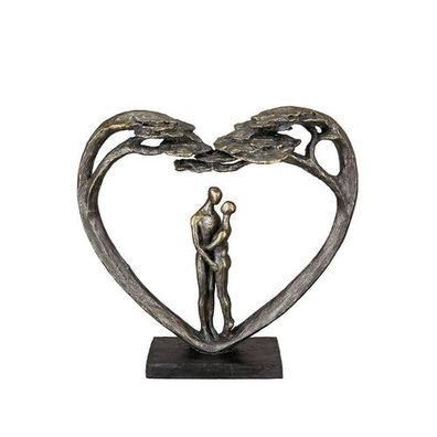 Skulptur Herz Love Tree H.31,5 cm, von Gilde Handwerk