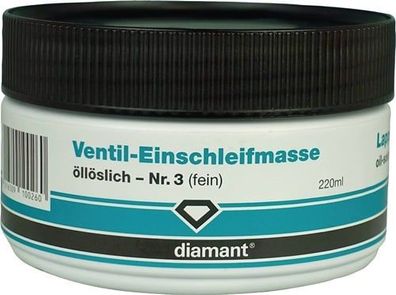 Diamant Ventil-Einschleifmasse K. fein grau - 100 26