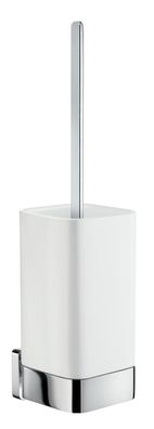 Smedbo Ice Soft Cube WC Bürstengarnitur Porzellan Wandmontage OK433P