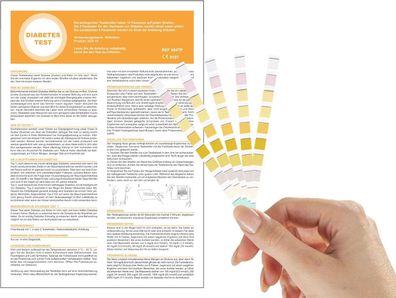 5 x One+Step Diabetes Test -Selbstkontrolle zur Früherkennung von Diabetes