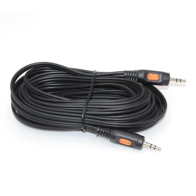 Speaka Professionel Audio 5 m 5,0 Meter Klinkenverbindung 3,5 mm 2 Stecker