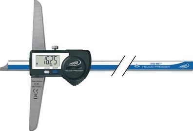 HELIOS Preisser Tiefenmessschieber DIN 862 DIGI-MET IP67 200mm D. ausg. ger.S