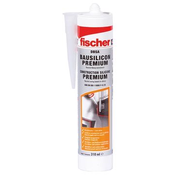 Fischer 1x Bausilicon Premium 310 ml DBSA TP transparent - 053090