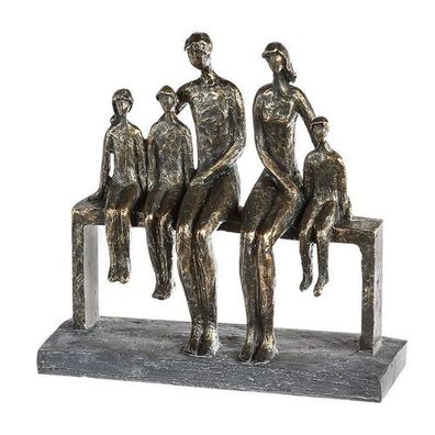 Poly Skulptur "We are family", 9x26x26cm, von Gilde Handwerk