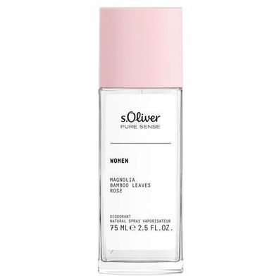 S. Oliver Pure Sense Damen Deodorant Spray, 75ml - Frische Eleganz