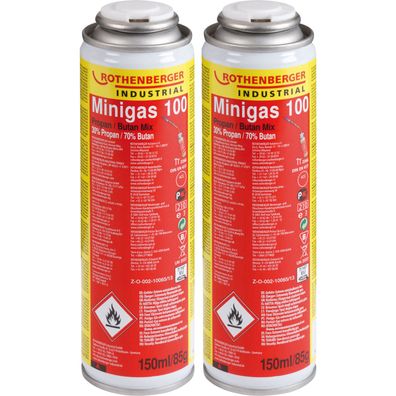 Rothenberger Industrial 2x Minigas 100 150 ml - 1500003890