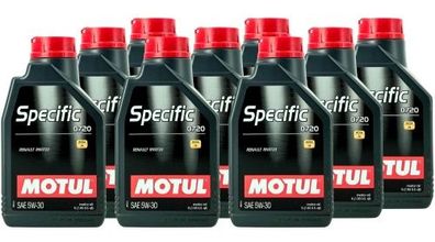 Motul Specific 0720 5W-30 9x1 Liter