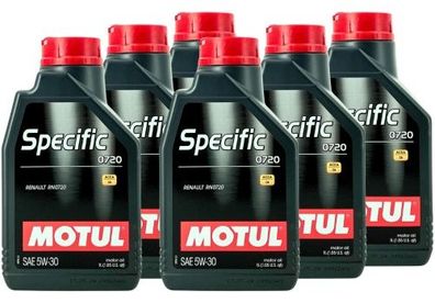 Motul Specific 0720 5W-30 6x1 Liter