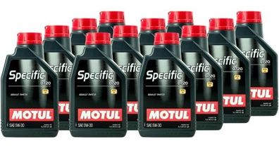 Motul Specific 0720 5W-30 12x1 Liter