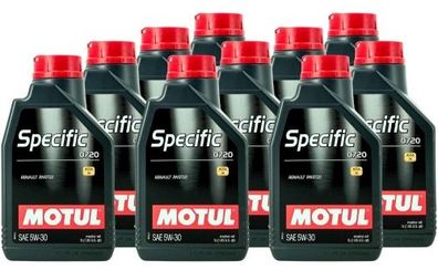 Motul Specific 0720 5W-30 10x1 Liter